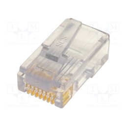 20 pcs : 937-SP-3088R - Plug, RJ45, PIN: 8, Layout: 8p8c, for cable, IDC,crimped