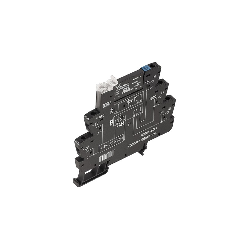 1 pcs - Weidmuller TOS Series Solid State Interface Relay, 24 V Control, DIN Rail Mount