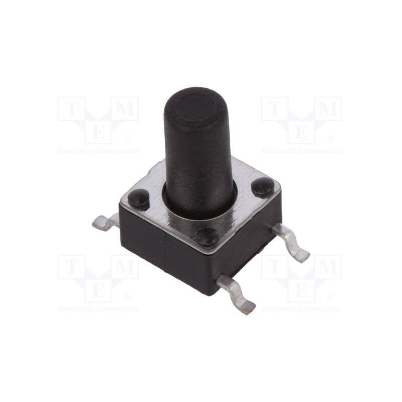 50 pcs : 1301.9319 - Microswitch TACT, SPST-NO, Pos: 2, 0.05A/12VDC, SMT, none, 1.6N