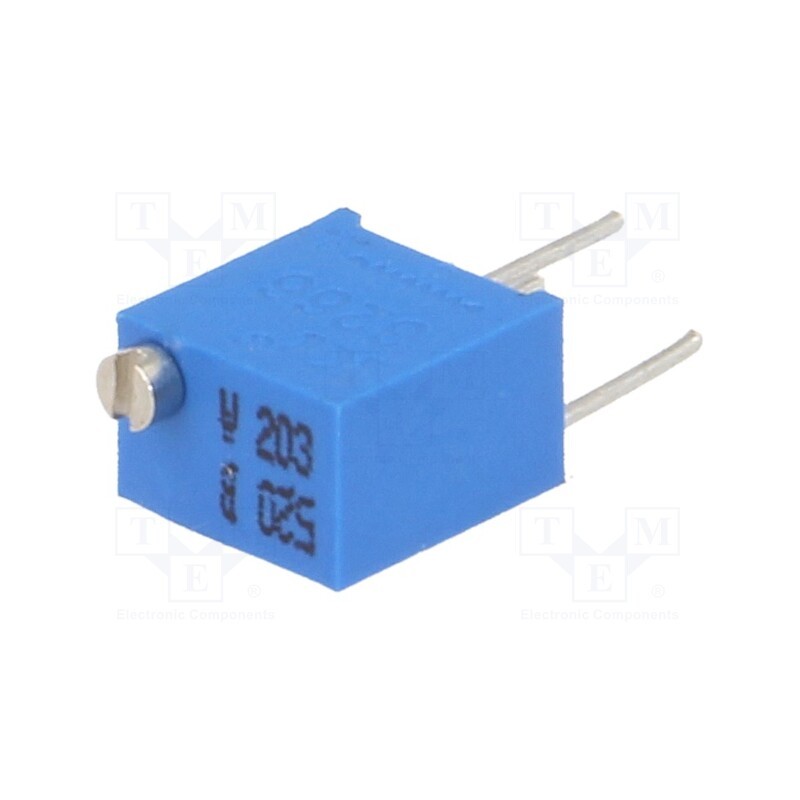 10 pcs : T67W-20K - Potentiometer: mounting, multiturn, 20kΩ, 250mW, ±10%, linear, THT