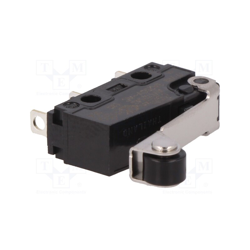 10 pcs : AVT32543 - Microswitch SNAP ACTION, 3A/250VAC, 3A/30VDC, SPDT, ON-(ON), IP40