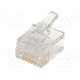 20 pcs : 940-SP-3066R - Plug, RJ12, PIN: 6, Layout: 6p6c, for cable, IDC,crimped