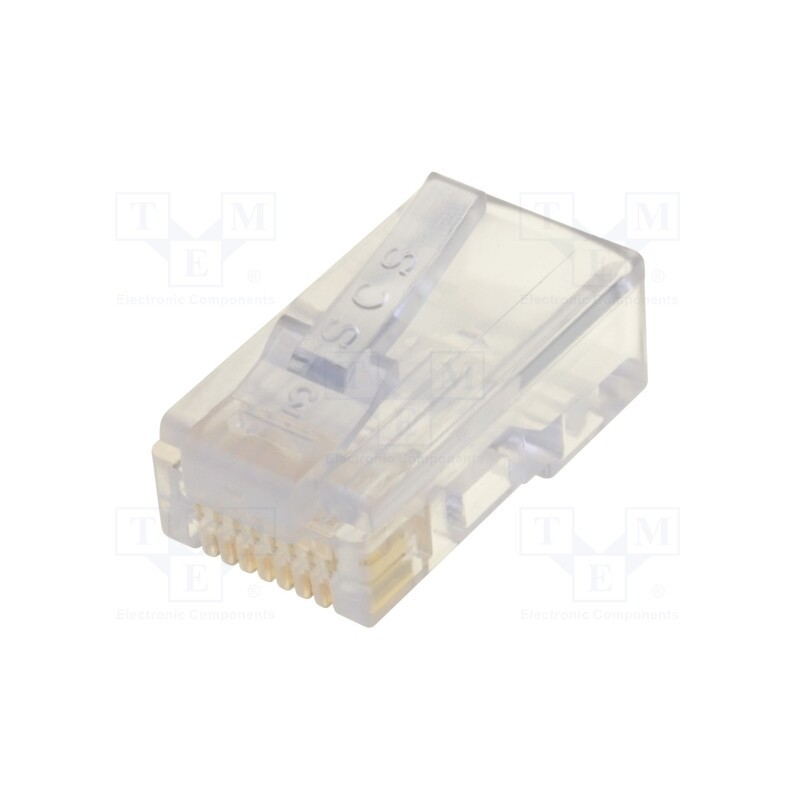20 pcs : 940-SP-3088R-A133 - Plug, RJ45, PIN: 8, Layout: 8p8c, for cable, IDC,crimped