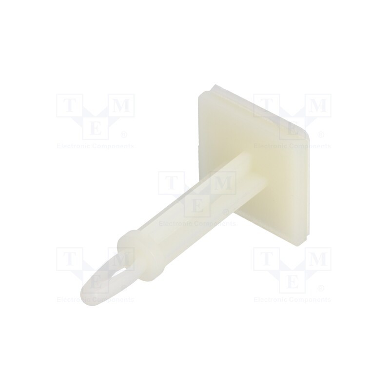 50 pcs : 8GB07V41008 - PCB distance, polyamide, L: 25.4mm, self-adhesive,snap fastener