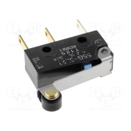 10 pcs : SSG-5L2T - Microswitch SNAP ACTION, 3A/250VAC, 4A/30VDC, SPDT, ON-(ON), IP40