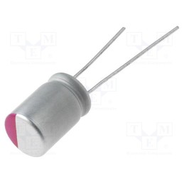 20 pcs : ULR277M0JE08RRX0CR - Capacitor: polymer, low ESR, 270uF, 6.3VDC, ESR: 11mΩ, THT, ±20%