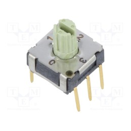 10 pcs : MSSM-04 - Encoding switch, Pos: 4, THT, Rcont max: 80mΩ, Rinsul min: 100MΩ