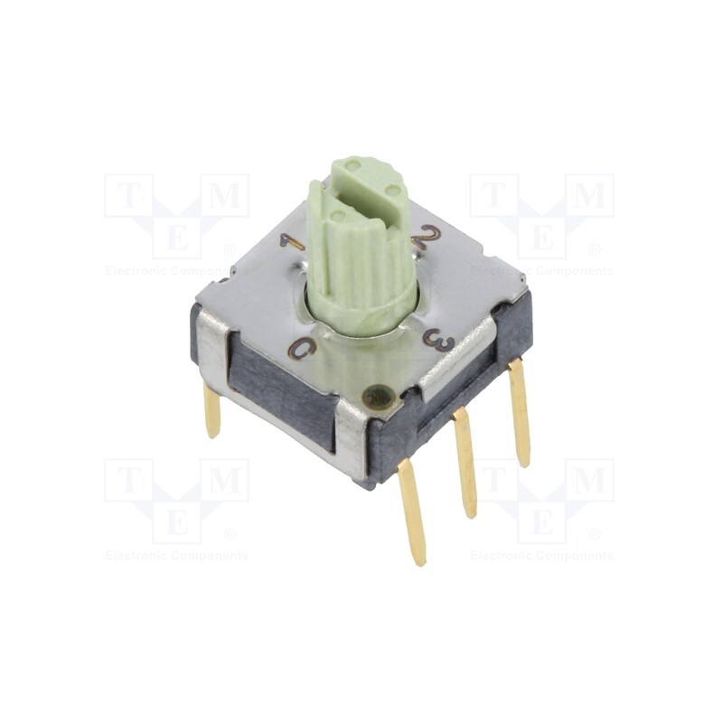 10 pcs : MSSM-04 - Encoding switch, Pos: 4, THT, Rcont max: 80mΩ, Rinsul min: 100MΩ