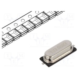 10 pcs : 49SLMT 8.00MHZ 20PF 30PPM - Resonator: quartz, 8MHz, ±30ppm, 20pF, SMD, HC49SM