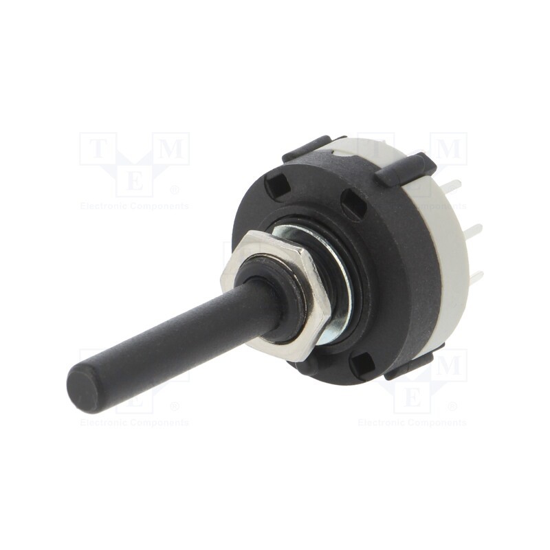 10 pcs : SR26NS1-3-4P-M10-38R6 - Switch: rotary, Pos: 4, 0.3A/125VAC, 1A/30VDC, Poles number: 3, 30°