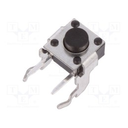 50 pcs : 1301.9501 - Microswitch TACT, SPST-NO, Pos: 2, 0.05A/12VDC, THT, none, 1.6N