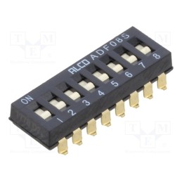 10 pcs : 4-1825059-1 - Switch: DIP-SWITCH, ON-OFF, 0.1A/24VDC, Pos: 2, -35÷85°C, SMT, ADF
