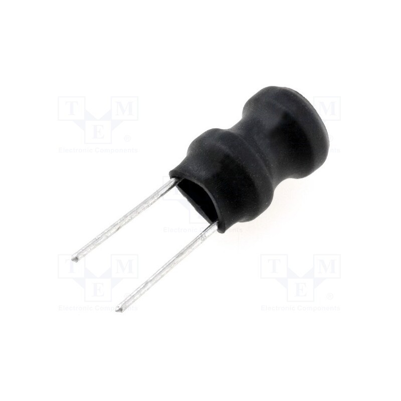 10 pcs : COIL1 - Inductor: wire, THT, 1mH, 750mA, 1.5Ω, ±10%, Ø10x12mm, vertical