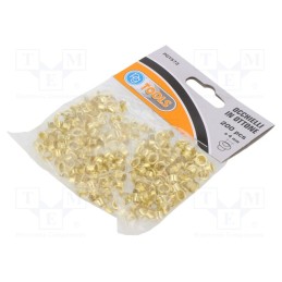 10 pcg : PGT573 - Rivets set, brass, 200pcs.
