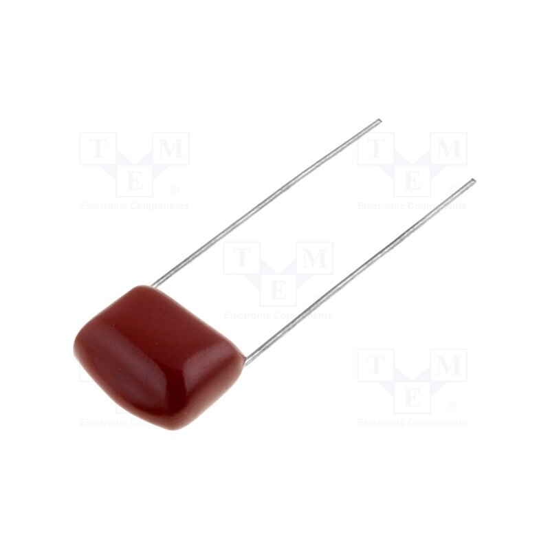 50 pcs : MPEM-470NR15/100 - Capacitor: polyester, 470nF, 100VDC, 15mm, ±10%, 17x4.4x9.3mm, THT