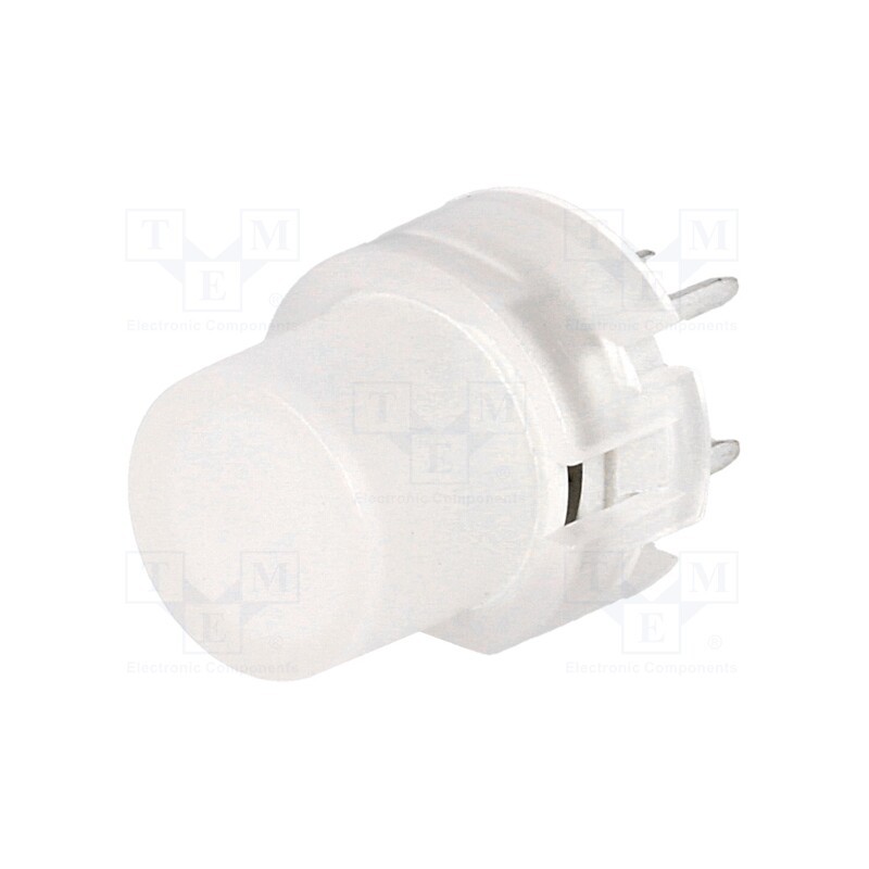10 pcs : KS01-BLV-4 - Switch: keypad, Pos: 2, SPST-NO, 0.01A/35VDC, colourless, LED, blue
