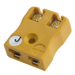 1 pcs - RS PRO PCB Mounting Thermocouple Connector for Use with Type J Thermocouple, Miniature Size, JIS Standard