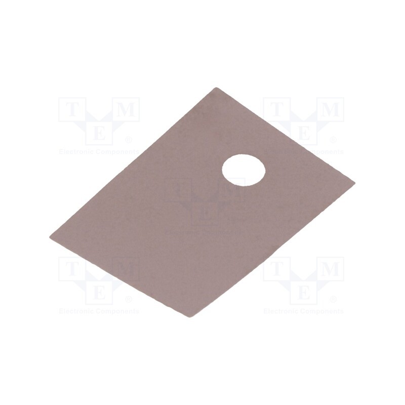 10 pcs : WB 220 - Heat transfer pad: silicone, TO220, L: 18mm, W: 13mm, brown