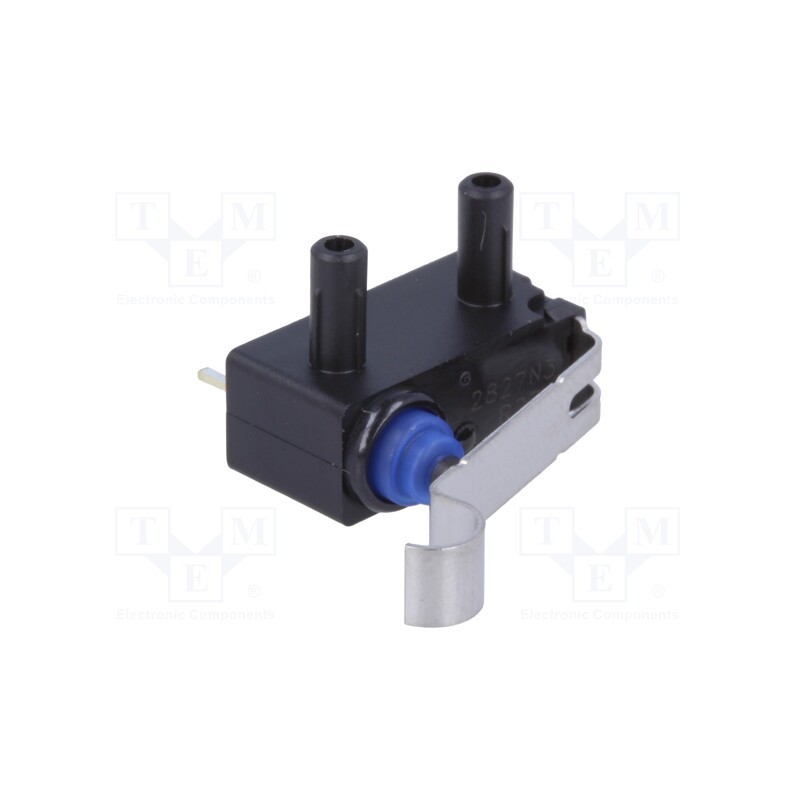 10 pcs : D2HW-BR271D - Microswitch SNAP ACTION, 0.1A/125VAC, 2A/12VDC, SPDT, ON-(ON)