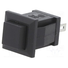 10 pcs : PS1057ABLK - Switch: push-button, Pos: 2, SPST-NO, 1.5A/250VDC, OFF-(ON)