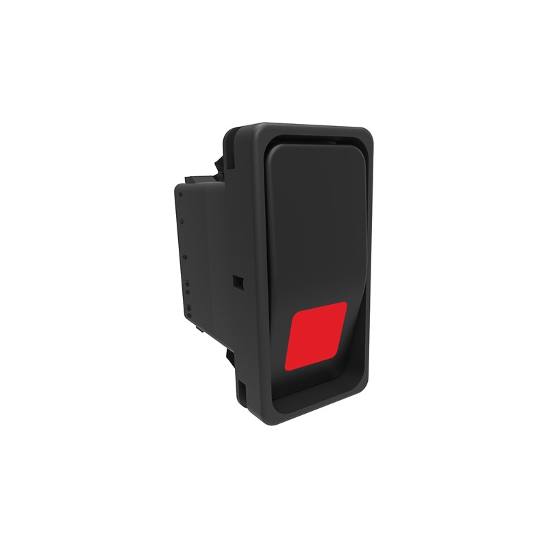 1 pcs - Carling Technologies Illuminated DPST, On-None-Off Rocker Switch Panel Mount