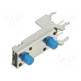 10 pcs : TL53BF160Q - Microswitch TACT, NO + NO, Pos: 2, 0.05A/12VDC, THT, none, 1.57N