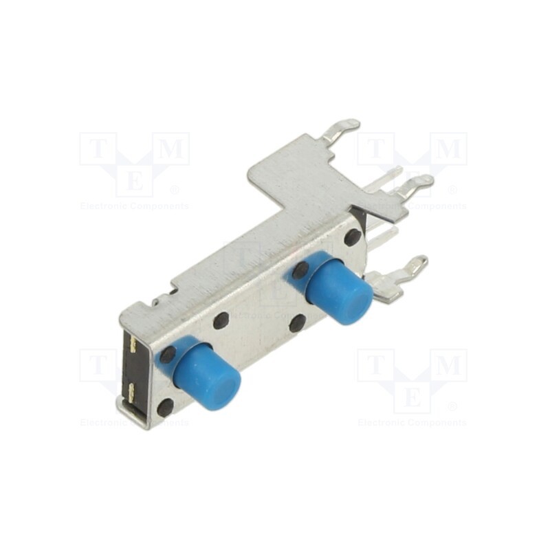 10 pcs : TL53BF160Q - Microswitch TACT, NO + NO, Pos: 2, 0.05A/12VDC, THT, none, 1.57N