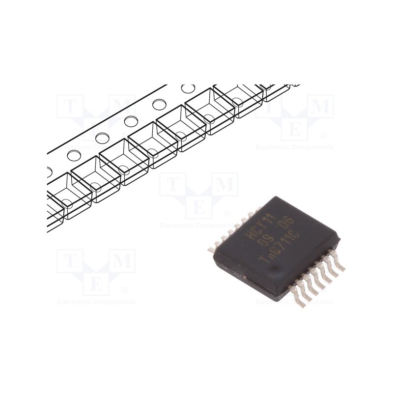 10 pcs : 74HCT11DB,112 - IC: digital, AND, Ch: 3, IN: 3, CMOS,TTL, SMD, SSOP14, 4.5÷5.5VDC,