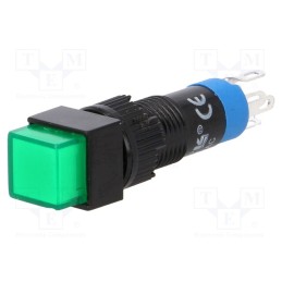 10 pcs : LAS4F-11/G - Switch: push-button, Pos: 2, SPDT, 0.5A/250VAC, 1A/24VDC, ON-(ON)