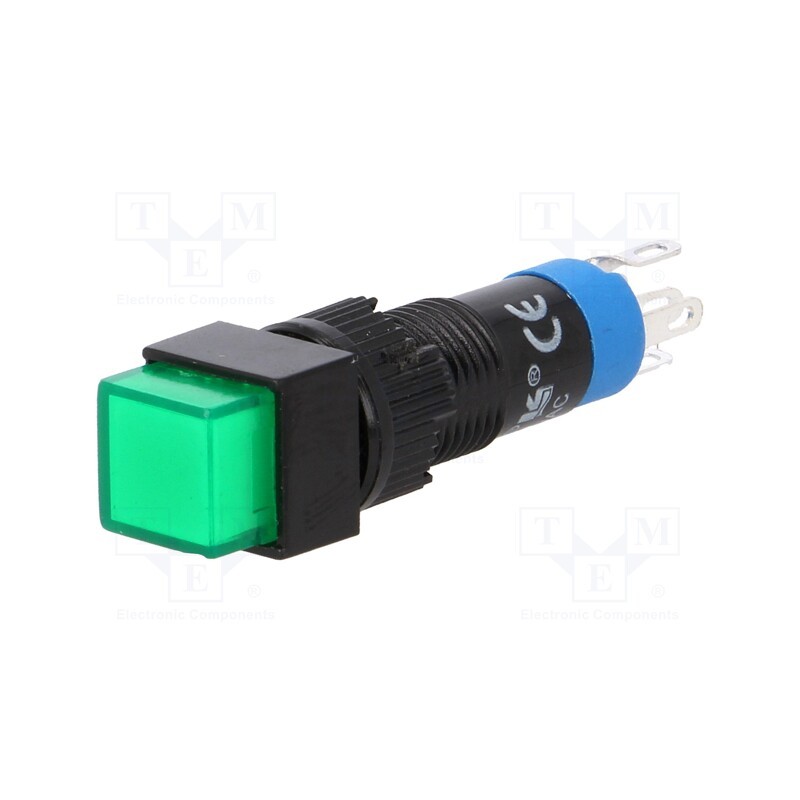 10 pcs : LAS4F-11/G - Switch: push-button, Pos: 2, SPDT, 0.5A/250VAC, 1A/24VDC, ON-(ON)