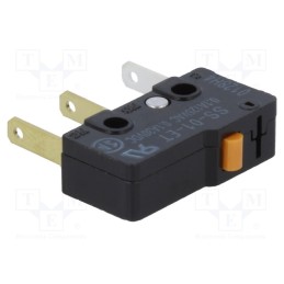 10 pcs : SS-01-ET - Microswitch SNAP ACTION, 0.1A/125VAC, 0.1A/30VDC, without lever