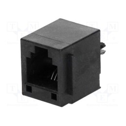 10 pcs : 955222667 - Socket, RJ11, PIN: 6, Cat: 3, high, Layout: 6p6c, THT, straight