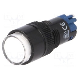 10 pcs : LAS2Y-11/W - Switch: push-button, Pos: 2, SPDT, 0.5A/250VAC, 1A/24VDC, ON-(ON)