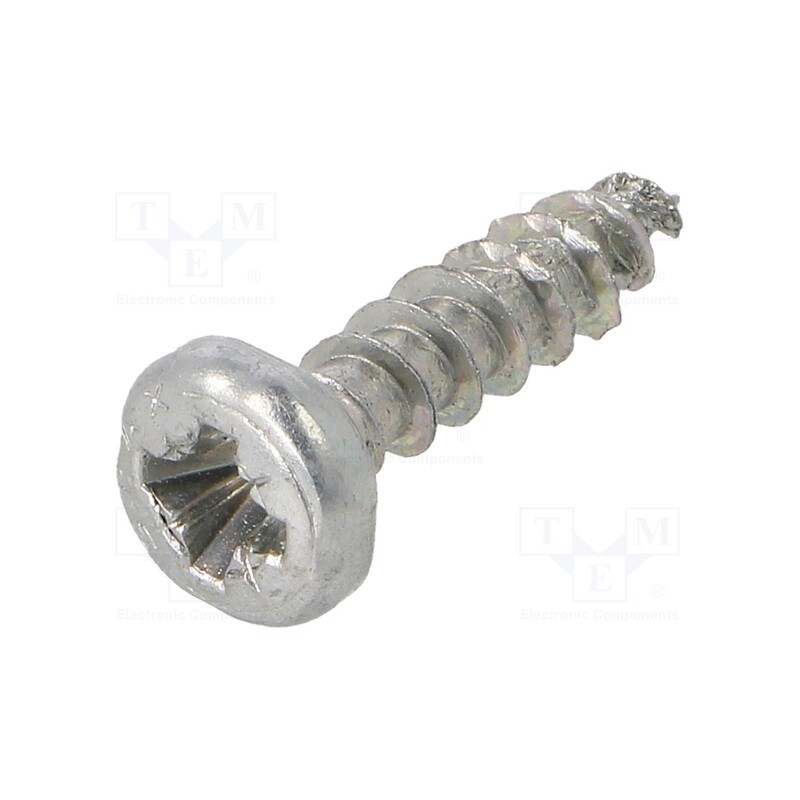 500 pcs : 1148311 - Screw, 4x16, Head: cheese head, Pozidriv, PZ2, steel, zinc, SPAX®