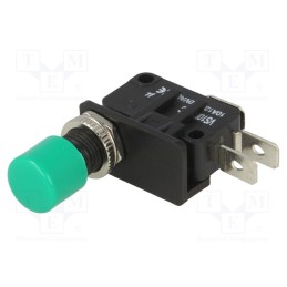 10 pcs : VAQ-4-10-1C-G - Switch: push-button, Pos: 2, SPDT, 10A/250VDC, ON-(ON), Ø: 13mm