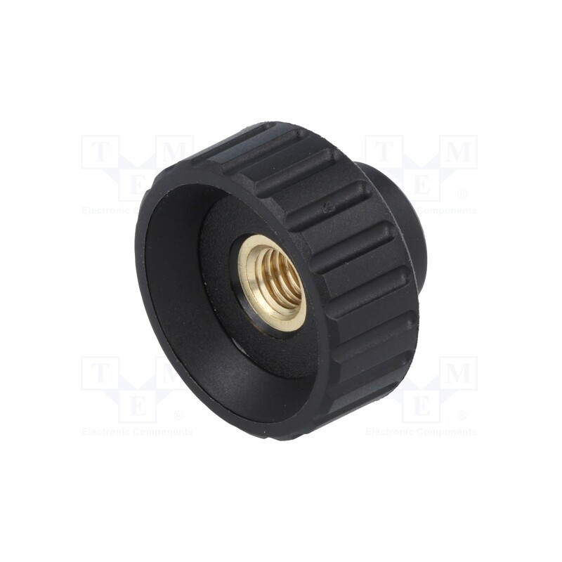 10 pcs : 6731 - Knob, Ø: 32mm, Int.thread: M8, 16mm, H: 22mm, polyamide