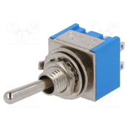 10 pcs : TSM203A1 - Switch: toggle, Pos: 3, DP3T, ON-OFF-ON, 3A/250VAC, -25÷85°C, 20mΩ