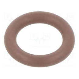 50 pcs : 01-0011.00X3 ORING 80FPM BROWN - O-ring gasket, FPM, Thk: 3mm, Øint: 11mm, brown, -20÷200°C