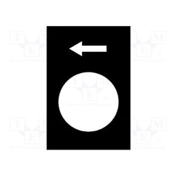 10 pcs : ZB2BY2904 - Label, control station