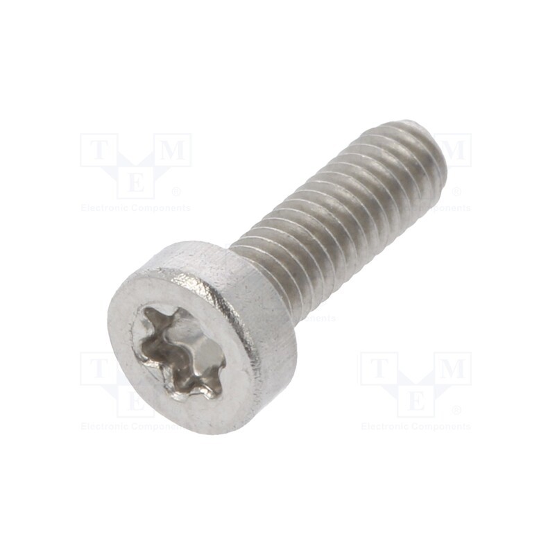 500 pcs : 3108703 - Screw, M2.5x8, 0.45, Head: cheese head, Torx®, TX08, ISO 14580