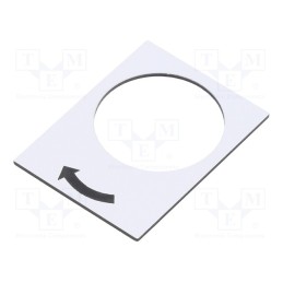 10 pcs : ZB2BY4919 - Label, control station