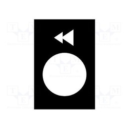 10 pcs : ZB2BY2906 - Label, control station