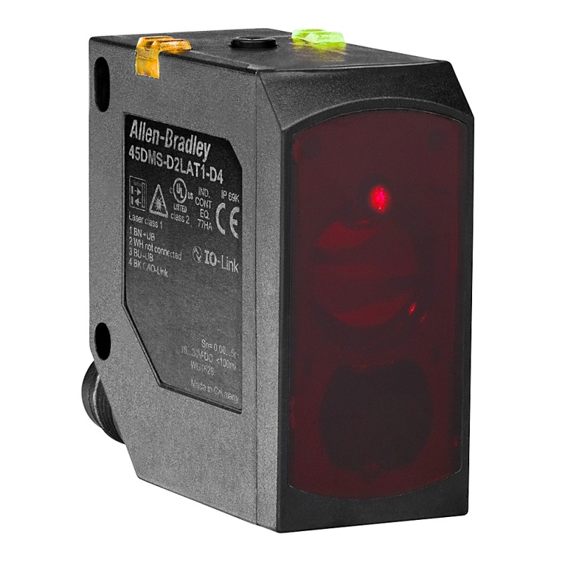 1 pcs - Allen Bradley Background Reflection Distance Sensor, Block Sensor, 60 - 5000 mm Detection Range