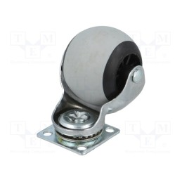 10 pcs : KPA-SK 50S - Transport wheel, Ø: 50mm, W: 30mm, H: 60mm, torsional, 60kg, SK