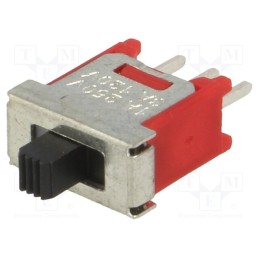 10 pcs : - Switch: slide, Pos: 3, SP3T, 3A/120VAC, 3A/28VDC, ON-OFF-ON, THT