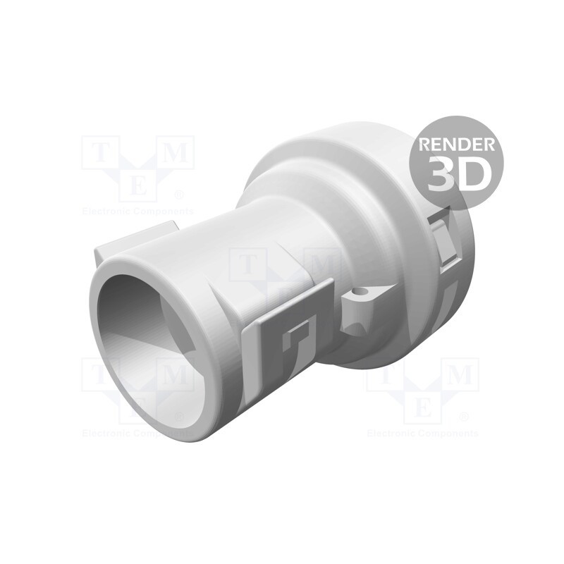 10 pcs : 965786-1 - Cable hood and fastener, 1.5mm System,2.5mm System, straight