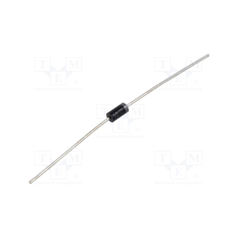 50 pcs : 11DQ04TR - Diode: Schottky rectifying, THT, 40V, 1.1A, DO41, , Ir: 1mA