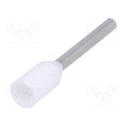 50 pcs : 966067-3 - Tip: bootlace ferrule, insulated, copper, 0.5mm2, 10mm, tinned