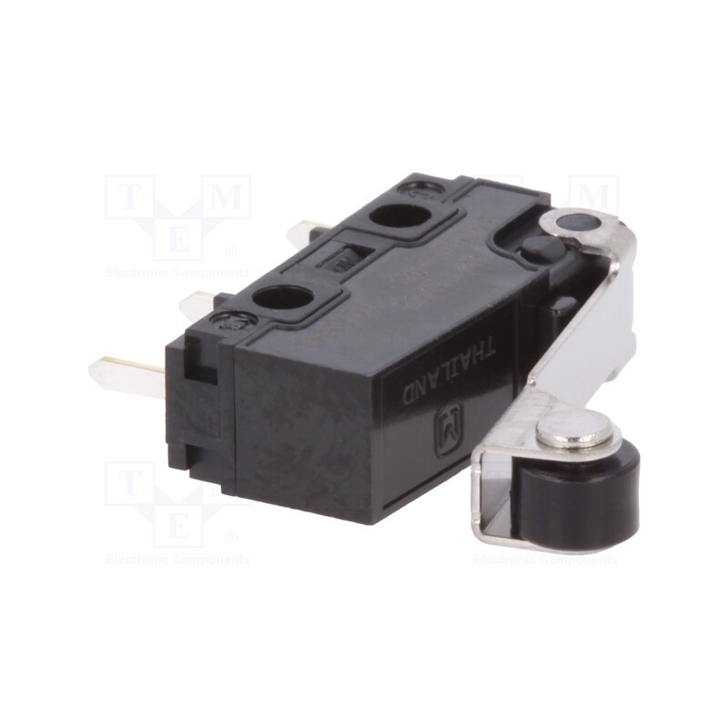 10 pcs : AVT3452 - Microswitch SNAP ACTION, 3A/250VAC, 3A/30VDC, SPDT, ON-(ON), IP40