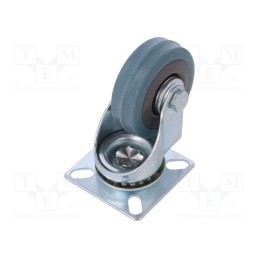 10 pcs : CKPA-PG 50S - Transport wheel, Ø: 50mm, W: 17mm, H: 69mm, torsional, 35kg, PG